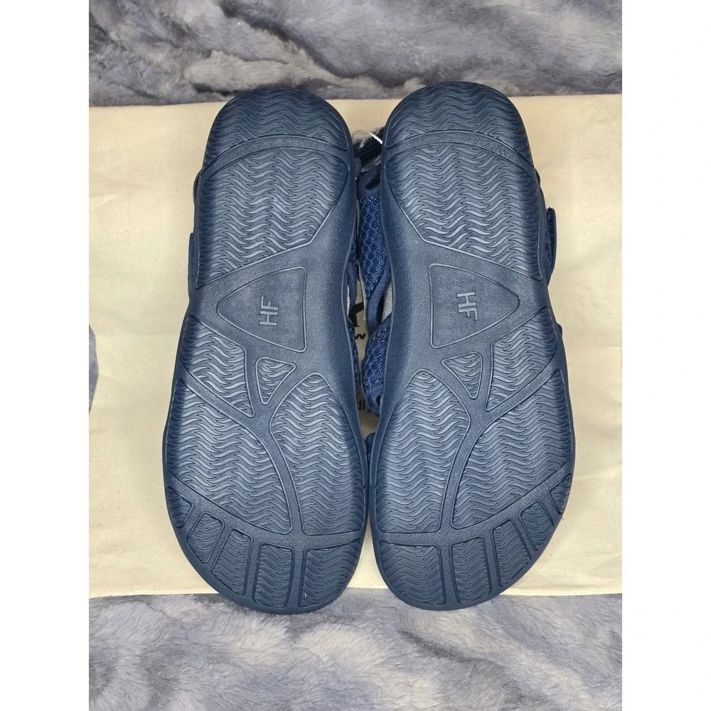 NWT Hike Footwear Baresandals IV Blue Hook and Loop Strap Unisex EU 44 mens 11
